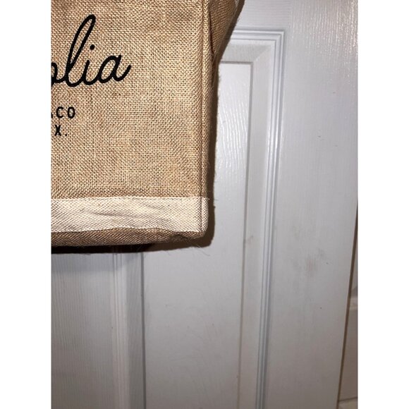 MAGNOLIA Script Market Tote Bag Joanna Gaines Waco Texas Global Citizen Jute - Picture 4 of 15